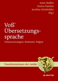صورة الغلاف: Voß’ Übersetzungssprache 1st edition 9783110301243