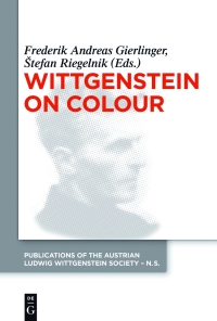 Cover image: Wittgenstein on Colour 1st edition 9783110350623