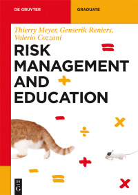 Cover image: Risk Management and Education 1st edition 9783110344561