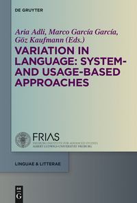 Cover image: Variation in Language: System- and Usage-based Approaches 1st edition 9783110343557
