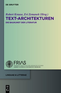 صورة الغلاف: Text-Architekturen 1st edition 9783110307627