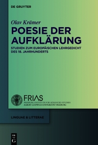 Cover image: Poesie der Aufklärung 1st edition 9783110348415