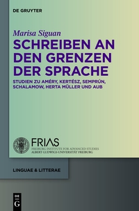 Imagen de portada: Schreiben an den Grenzen der Sprache 1st edition 9783110348347