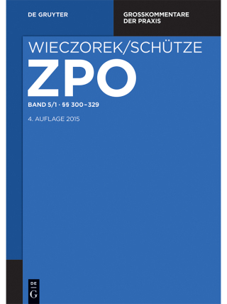 Titelbild: §§ 300-329 4th edition 9783110248425