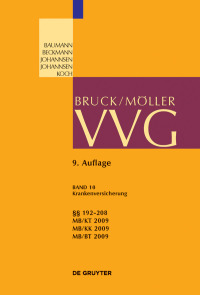 Cover image: Krankenversicherung §§ 192-208 9th edition 9783899495102