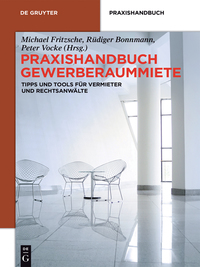 Cover image: Praxishandbuch Gewerberaummiete 1st edition 9783110260403