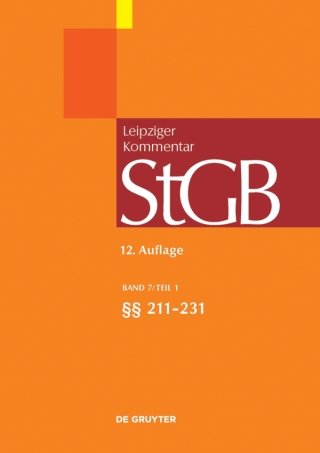 Cover image: §§ 211-231 12th edition 9783899497885