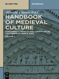 Imagen de portada: Handbook of Medieval Culture. Volume 1 1st edition 9783110266597