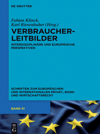 Cover image: Verbraucherleitbilder 1st edition 9783110363395