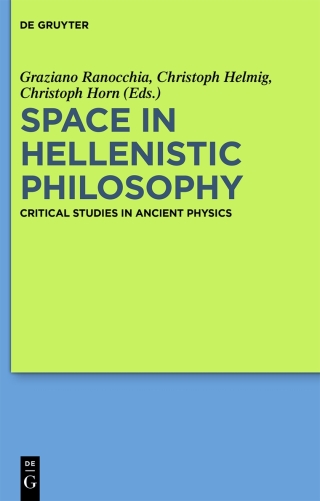 Titelbild: Space in Hellenistic Philosophy 1st edition 9783110364958