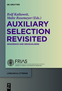 Omslagafbeelding: Auxiliary Selection Revisited 1st edition 9783110347371
