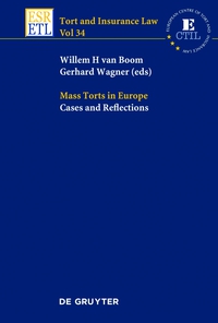表紙画像: Mass Torts in Europe 1st edition 9783110349450