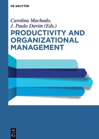 Imagen de portada: Productivity and Organizational Management 1st edition 9783110355451