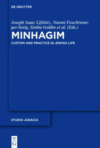 صورة الغلاف: Minhagim 1st edition 9783110354232