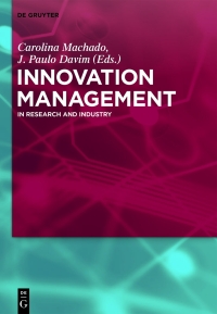 Cover image: Innovation Management 1st edition 9783110358728