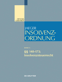 Imagen de portada: §§ 148-155; Insolvenzsteuerrecht 1st edition 9783899492620