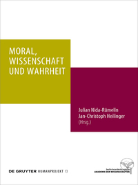 表紙画像: Moral, Wissenschaft und Wahrheit 1st edition 9783110378948