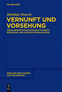 表紙画像: Vernunft und Vorsehung 1st edition 9783110351255