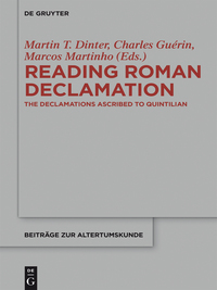 Cover image: Reading Roman Declamation 1st edition 9783110352405