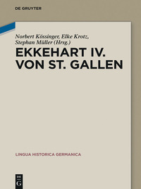 Imagen de portada: Ekkehart IV. von St. Gallen 1st edition 9783110353143