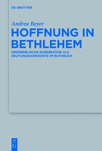 Imagen de portada: Hoffnung in Bethlehem 1st edition 9783110350180