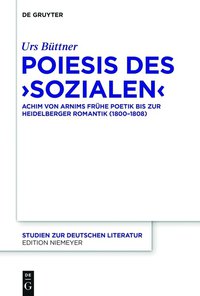 Imagen de portada: Poiesis des ‚Sozialen‘ 1st edition 9783110314571