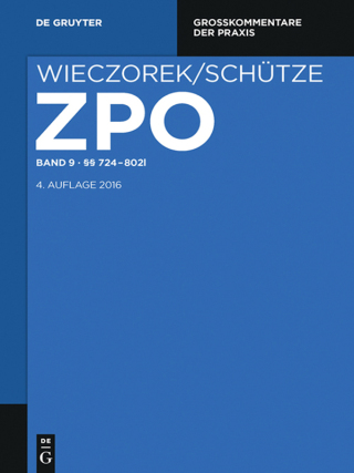 Titelbild: §§ 724-802l 4th edition 9783110284744