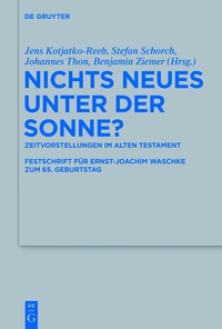 Cover image: Nichts Neues unter der Sonne? 1st edition 9783110297850