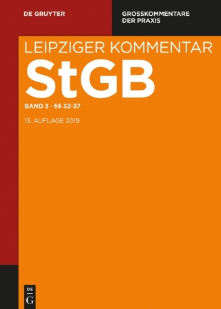 Cover image: §§ 32-37 13th edition 9783110300284