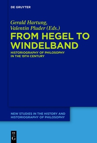 Imagen de portada: From Hegel to Windelband 1st edition 9783110324488