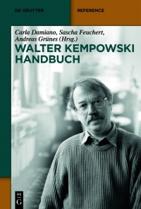 Cover image: Walter-Kempowski-Handbuch 1st edition 9783110237580