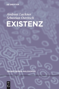 Cover image: Existenz 1st edition 9783110272147