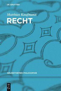 صورة الغلاف: Recht 1st edition 9783110272185