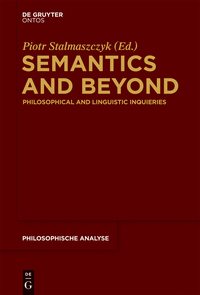 Cover image: Semantics and Beyond 1st edition 9783110354386