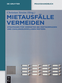 Cover image: Mietausfälle vermeiden 1st edition 9783110261752