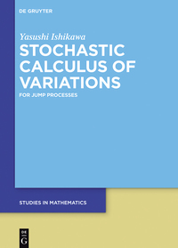 Cover image: Stochastic Calculus of Variations 2nd edition 9783110377767