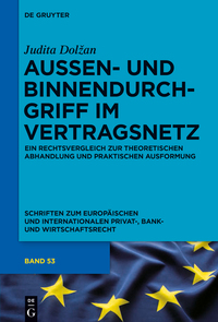 Omslagafbeelding: Außen- und Binnendurchgriff im Vertragsnetz 1st edition 9783110375770