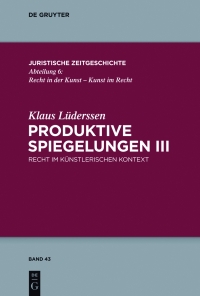 Cover image: Produktive Spiegelungen III 1st edition 9783110372595