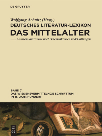 Cover image: Das wissensvermittelnde Schrifttum im 15. Jahrhundert 1st edition 9783110361933