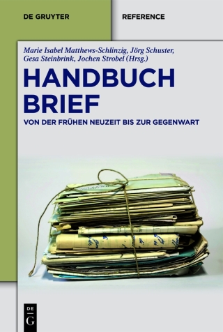Imagen de portada: Handbuch Brief 1st edition 9783110375107
