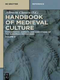 Immagine di copertina: Handbook of Medieval Culture. Volume 3 1st edition 9783110377576