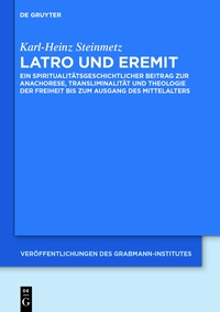 Imagen de portada: Latro und Eremit 1st edition 9783110348798