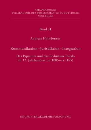 Imagen de portada: Kommunikation - Jurisdiktion - Integration 1st edition 9783110304657