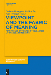 صورة الغلاف: Viewpoint and the Fabric of Meaning 1st edition 9783110369076