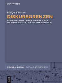 Cover image: Diskursgrenzen 1st edition 9783110369311