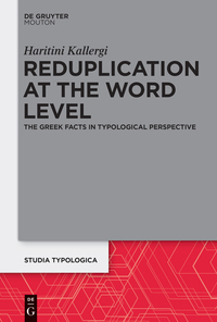 Cover image: Reduplication at the Word Level 1st edition 9783110369588