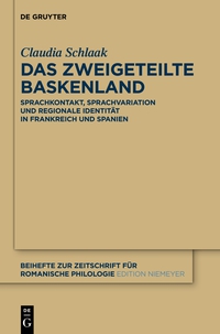 Cover image: Das zweigeteilte Baskenland 1st edition 9783110372397