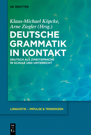 صورة الغلاف: Deutsche Grammatik in Kontakt 1st edition 9783110372809
