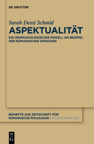 Cover image: Aspektualität 1st edition 9783110327250
