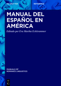 Cover image: Manual del español en América 1st edition 9783110332780